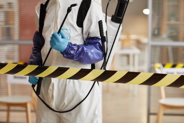 Professional Biohazard Cleanup technician working in Driftwood, TX